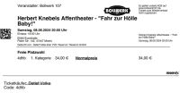 1 Ticket für Herbert Knebels Affentheater in Moers am 08. Juni 24 Nordrhein-Westfalen - Neuss Vorschau