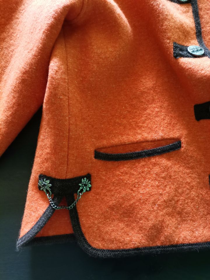 Trachtenjacke von Arber Größe 36 Farbe orange, braun in Dranske