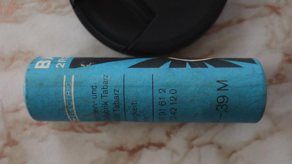DDR Batterie 18650er Größe aus den 70er Jahren zu verschenken in