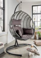 Destiny COCO DELUXE II Grau Meliert Hängesessel Polyrattan Niedersachsen - Hollern-Twielenfleth Vorschau