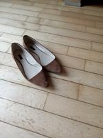 Damen Wildlederballerinas, 37, cognac, guter Zustand Nordrhein-Westfalen - Brüggen Vorschau