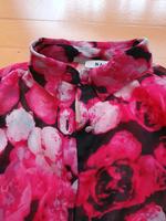 na-kd bluse Rosen Chiffon trompetenärmel wie zara mango blogger Bayern - Amberg Vorschau