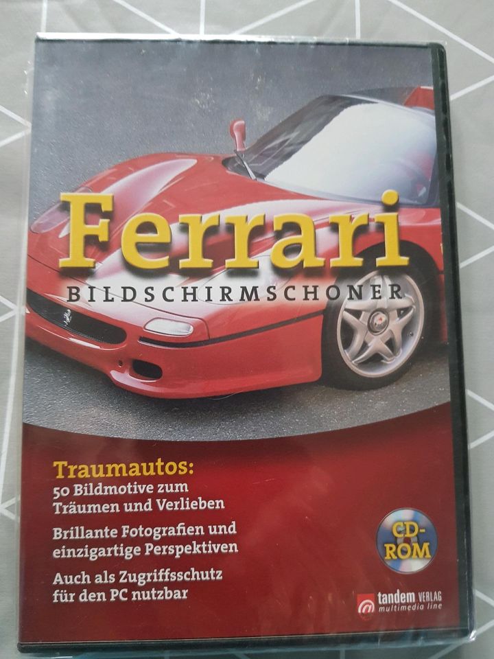 Ferrari Bildschirmschoner CD-ROM NEU in Neuendorf b. Elmshorn