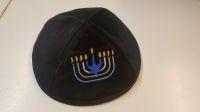 Kippa, Jarmulke, Kippah,Kipa Schwarz Samt 16-17cm Stickerei Schleswig-Holstein - Osdorf Vorschau