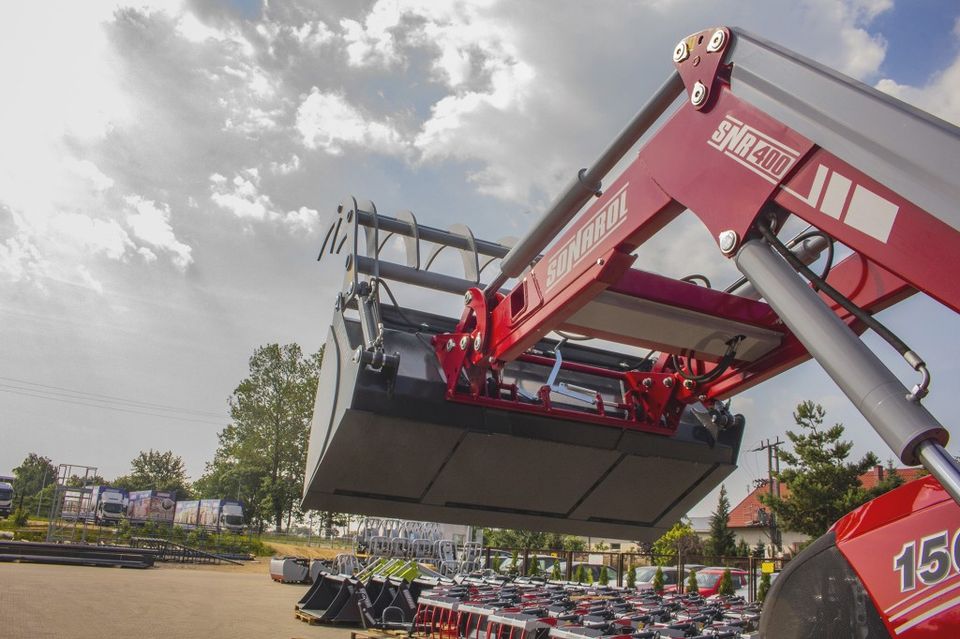 Greifschaufel Krokodilgebiss Pelikanschaufel Schaufel Frontlader Radlader Landwirtschaft Sonarol mit Euro Aufnahme Neu in Meisenheim