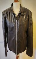 Herrenjacke original G-Star RAW 01 Gr. L Bundjacke Kunstleder Dresden - Altfranken Vorschau