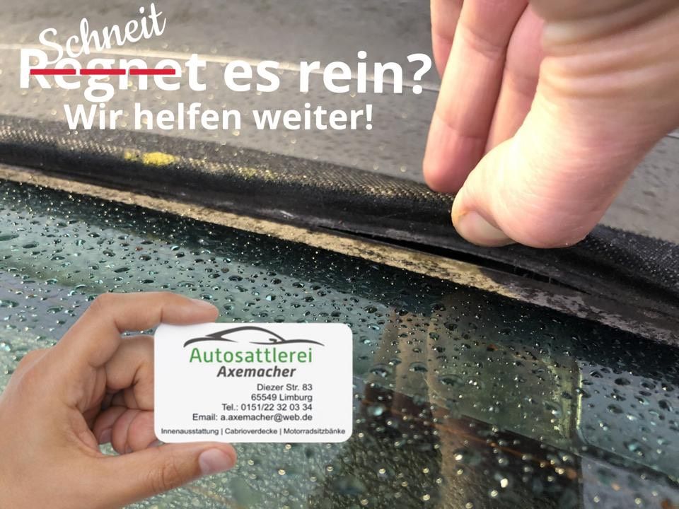 Sattler Sattlerei Autosattler Verdeck Himmel Reparatur in Kölbingen