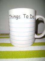 Jumbo Tasse zum Beschriften "Things To Do" Bayern - Neunkirchen a. Brand Vorschau