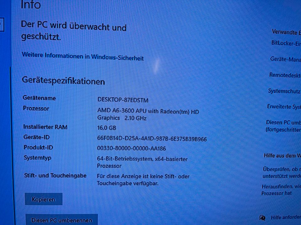 AMD PC 1TB 16gb in Gau-Heppenheim