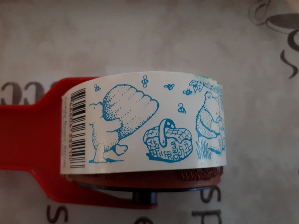 Teddy Bär Stempel Set inkl. Rollstempel in Kleinmachnow