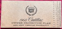1968 Cadillac Owner Protection Booklet Nordrhein-Westfalen - Wachtberg Vorschau