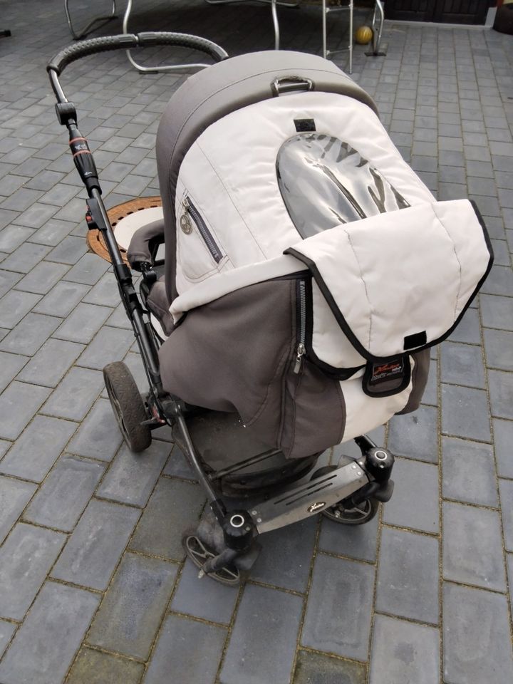 Kinderwagen Hartan Topline S inklusive Maxi-Cosi Babyschale in Delitzsch