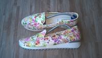 WALDLÄUFER Slipper Mokassin - NEU - 42 - Weite H - bunt Blumen Nordrhein-Westfalen - Neuss Vorschau