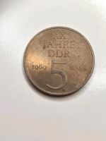 5 Mark DDR Münze 1969 Hessen - Büdingen Vorschau