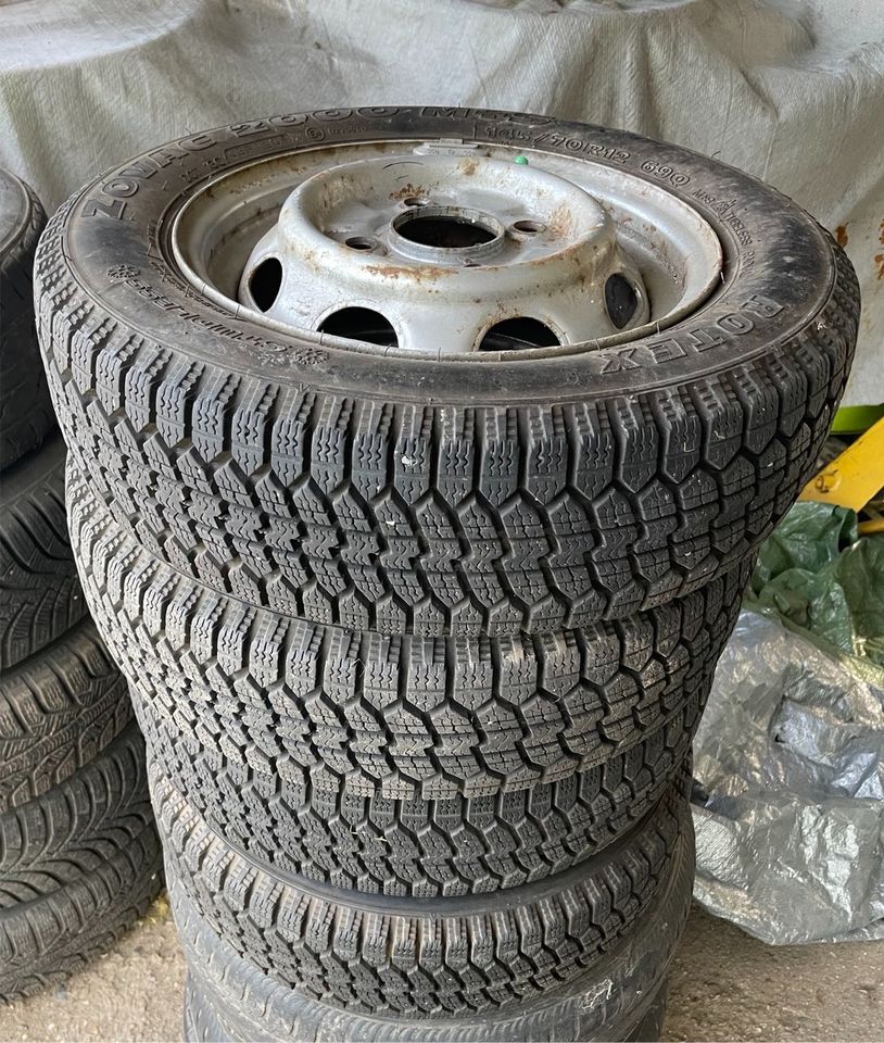 4 Winterreifen 145/70 R12 Daihatsu Core Mira Opti Perodua Kancil in Riesa