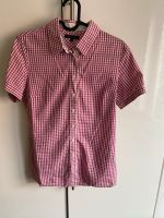 Hemdbluse Tommy Hilfiger Pink kariert kurzarm Gr. 34 Nordrhein-Westfalen - Warendorf Vorschau