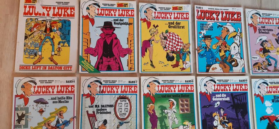 Lucky Luke Comic Sammlung (selten, viel erste Auflage) in Gettorf