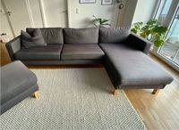 Couch dunkelgrau + Hocker Nürnberg (Mittelfr) - Mitte Vorschau