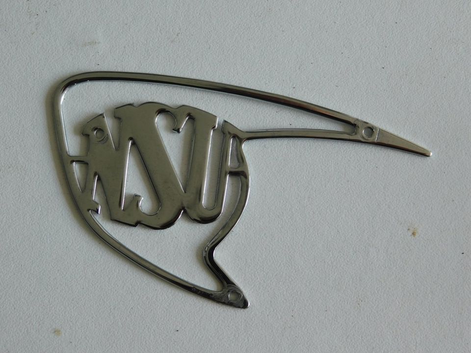Original NSU Lambretta Emblem Schriftzug Beinschild Neu NOS in Achim