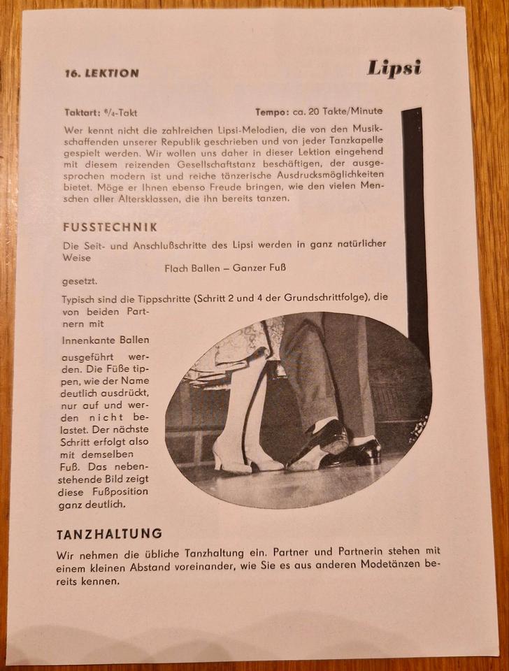 Tanzen möchte ich - Tanzanleitung (1958) Elfriede und Werner Graf in Kesselsdorf