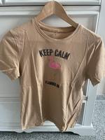 Only T Shirt beige camel pink Flamingo Gr. M 38 w NEU Nordrhein-Westfalen - Olfen Vorschau