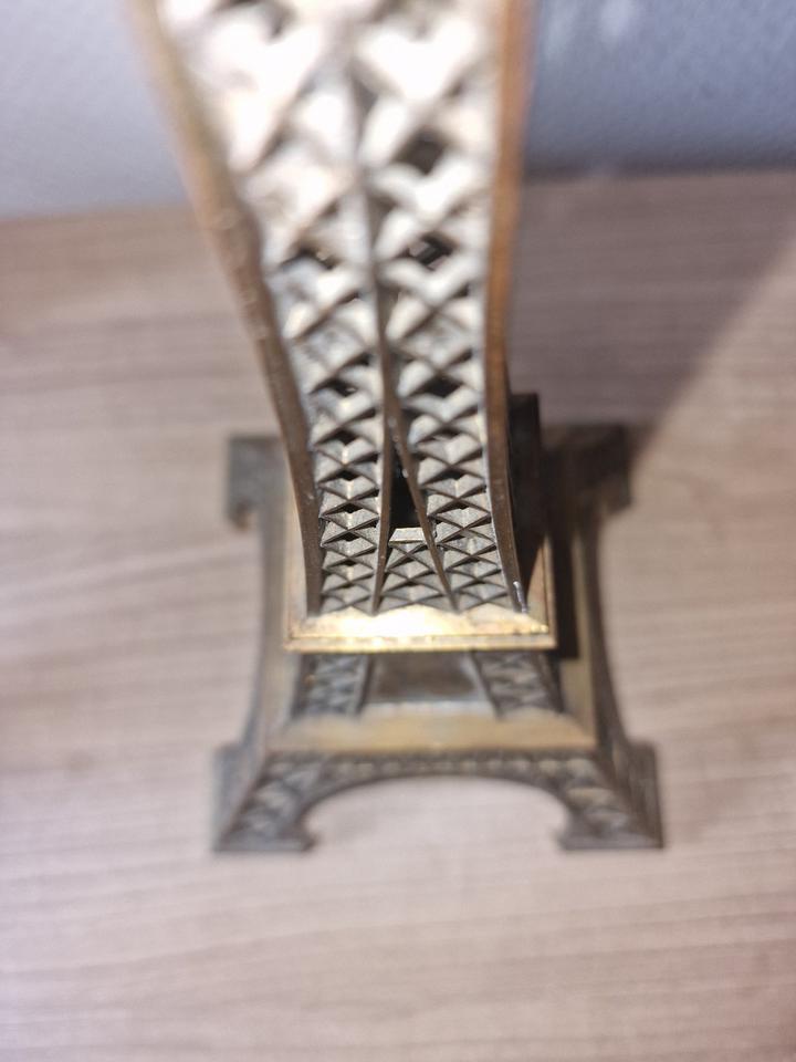 Spieluhr Eiffelturm Bronze Messing Ton-Paris Eiffelturm 34 cm in Schwerte