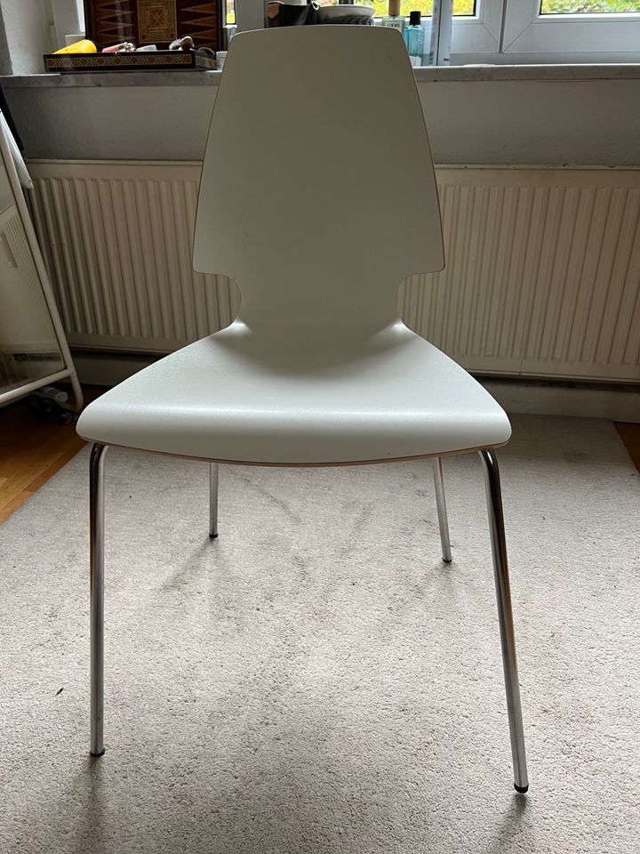 2 Weiße Ikea Stühle in Stuttgart