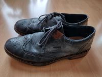 Rieker Herrenhalbschuh Gr. 43 grau blau Schuh Baden-Württemberg - Mengen Vorschau