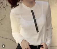 Bluse weiß Schwarz Strass Sternchen transparent Orsay Business 36 Bayern - Untrasried Vorschau