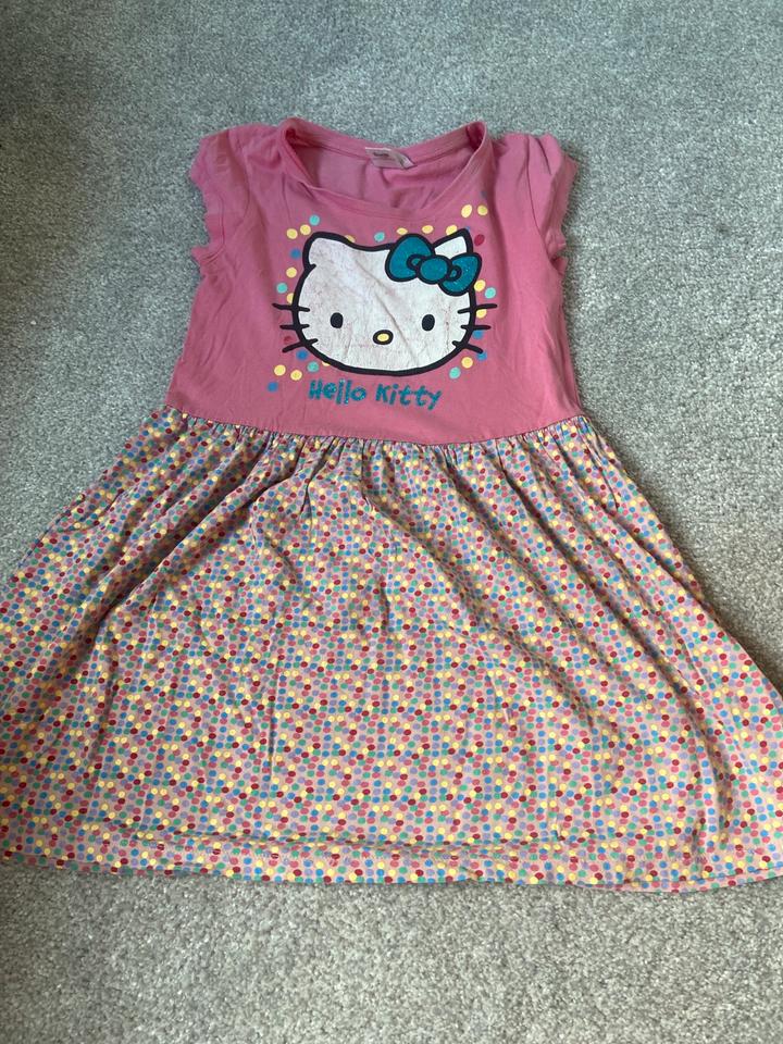 Sommerkleid hello kitty Rosa gr 140/146 Mädchen in Groß Kreutz