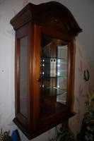 Hängevitrine vitrine dunkel Holz Nussbaum? Kirsche? Nordrhein-Westfalen - Moers Vorschau