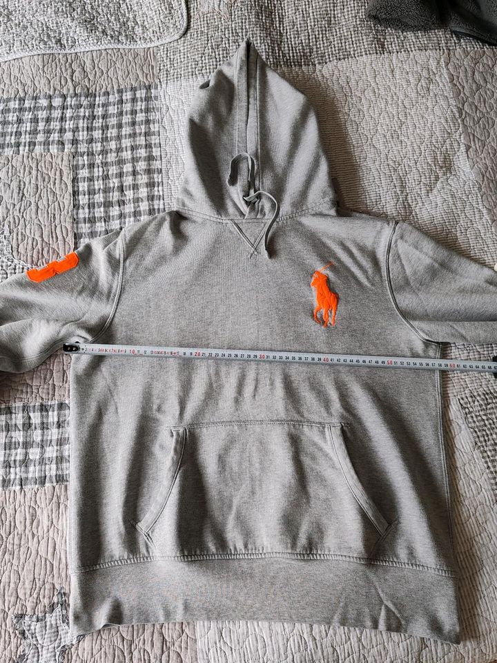 Ralph Lauren Hoodie/Sweatshirt grau Größe L in Kaarst