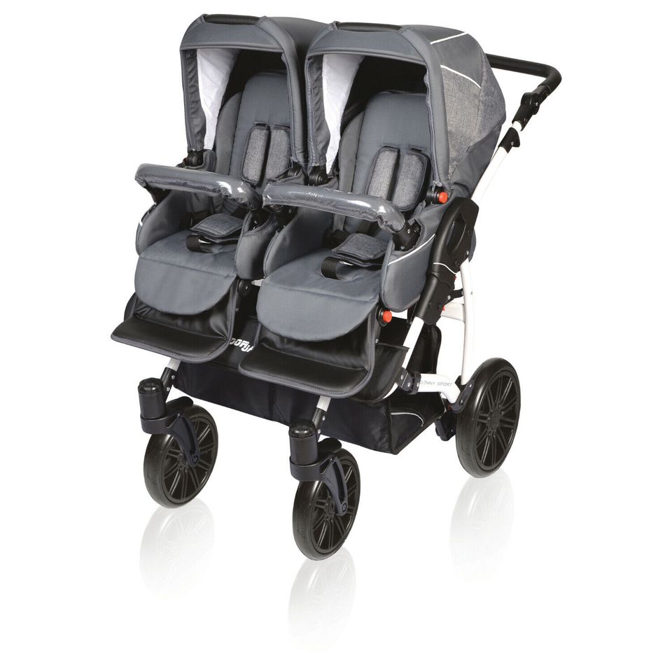 Kombi Kinderwagen Buggy Dorjan Danny Sport Twin 3in1 Graphit in Leipzig