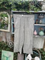 Culottes Leinen ❤ Enna / Waschbär ❤ Salbei gestreift Aachen - Aachen-Richterich Vorschau