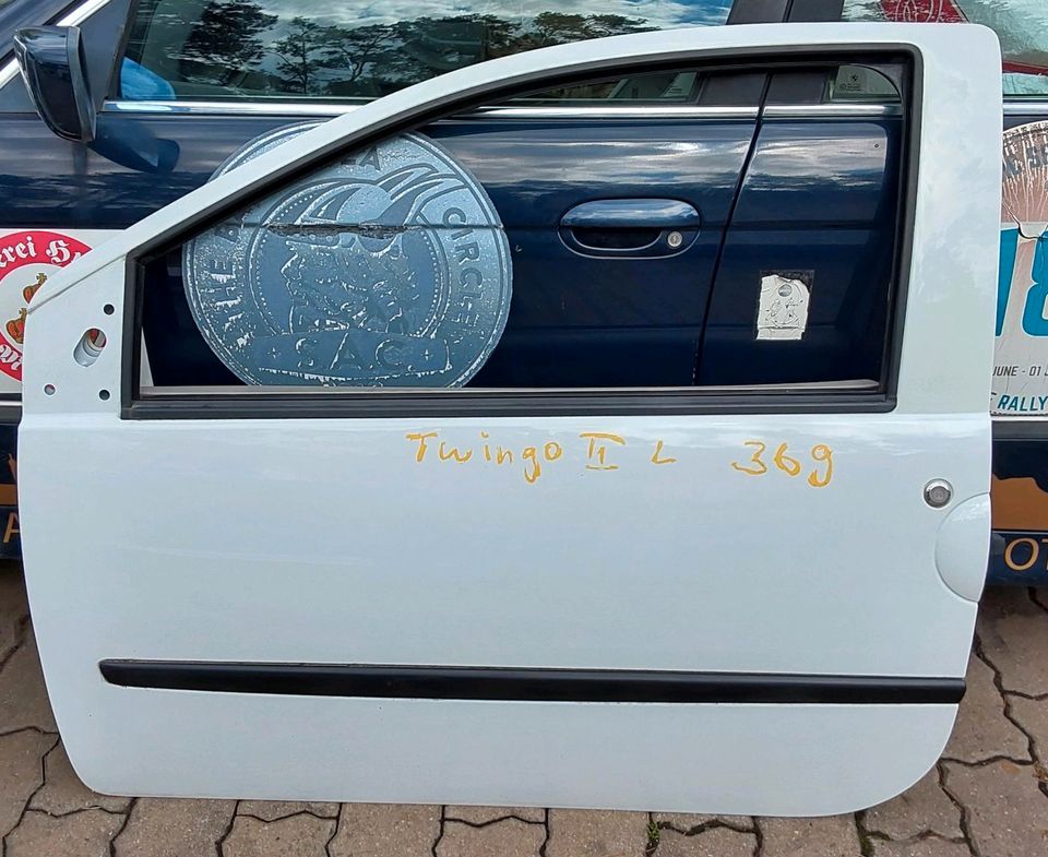 Tür Renault Twingo II CNO weiß 369 in Hirschaid