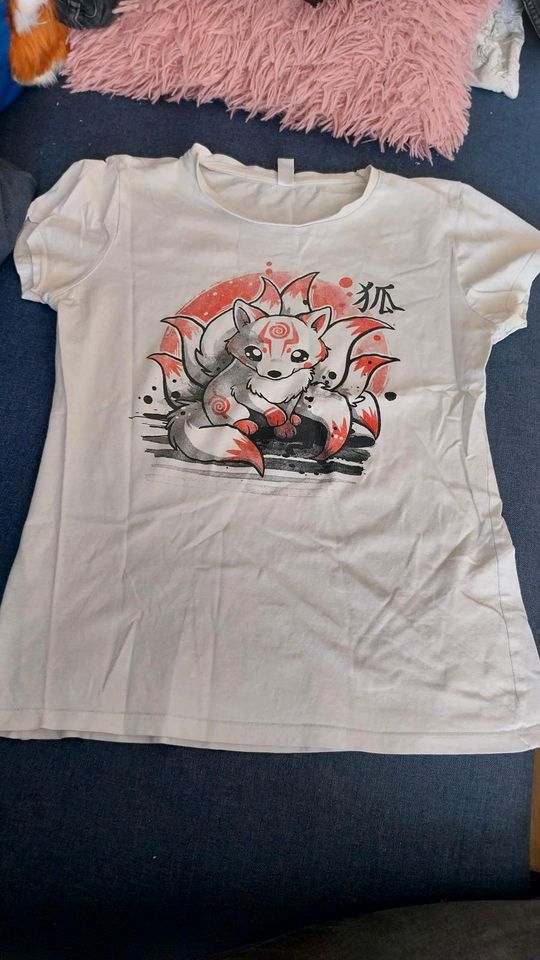 Girlshirts Tshirts Fuchs Kitsune 158 in Thum