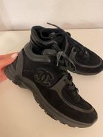 Chanel Schwarz CC Triple-Reflector Sneaker Trainers 37 Berlin - Charlottenburg Vorschau