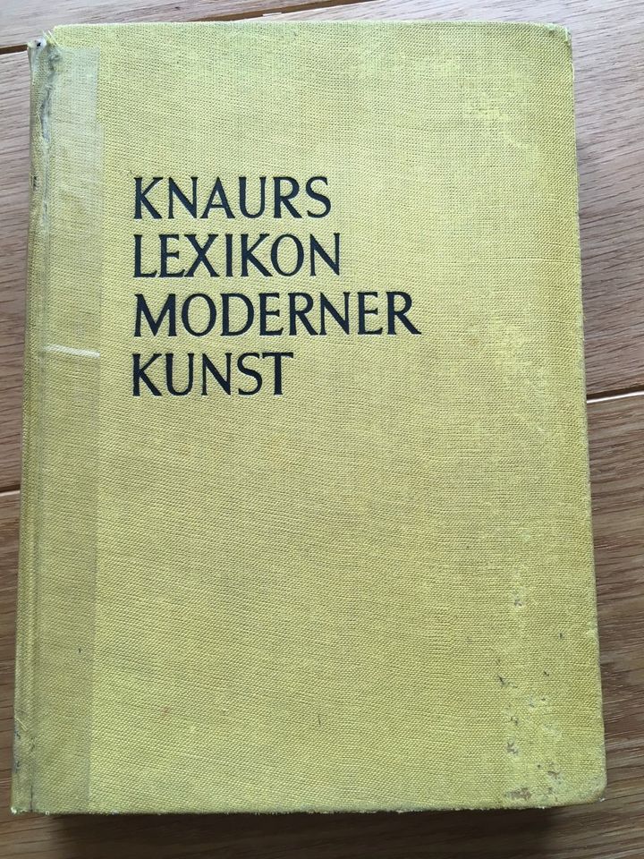 Knaurs Lexikon Moderner Kunst, 1955 in Stuttgart
