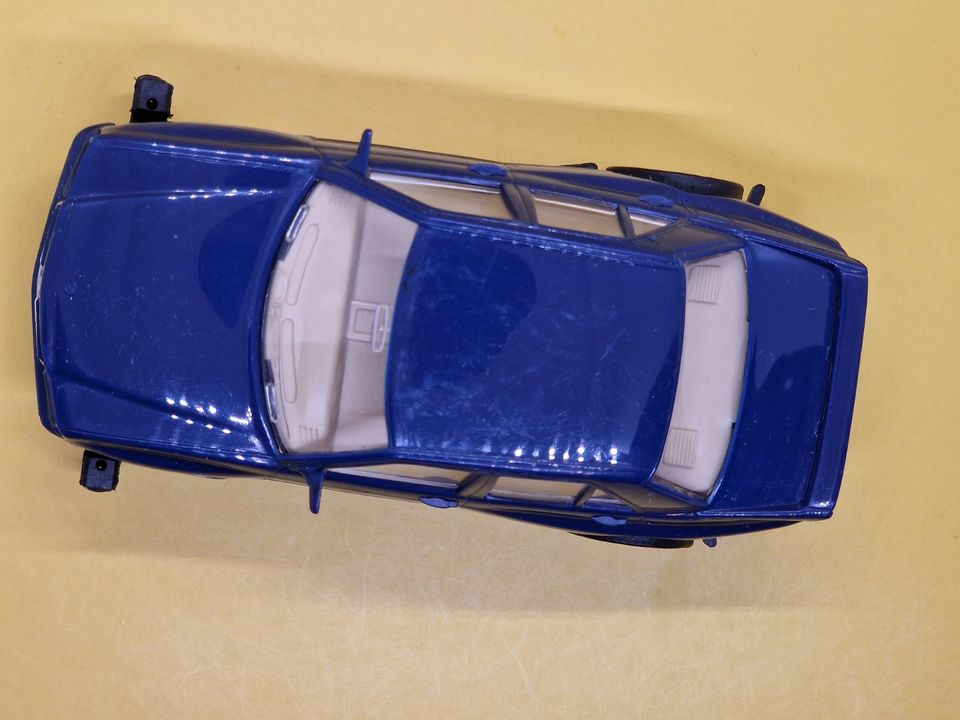 Carrera Servo 140 V3 Mercedes 190 78427 blau Slotcar 1:40 #20 in Tuntenhausen