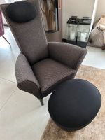 Sessel Wohnzimmer Couch mit Hocker / WK wohnen *hochwertig* Rheinland-Pfalz - Wittlich Vorschau