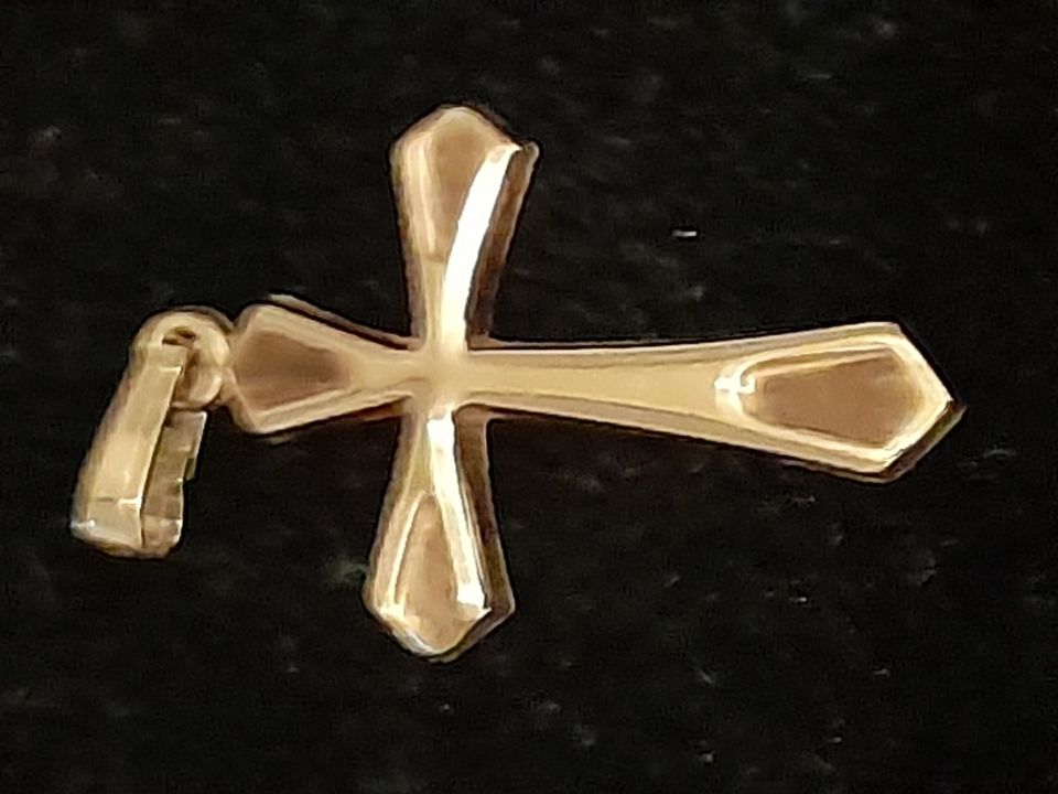 Tolles Kreuz in Gelbgold...2,3 cm gross♡♡♡ in Hessisch Lichtenau