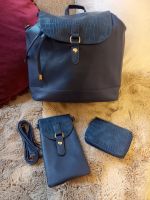 3erSet Rucksack Handtasche Damenrucksack Cityrucksack vegan Leder Wandsbek - Hamburg Marienthal Vorschau