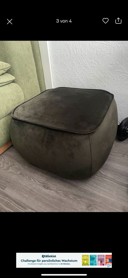 2x Pouf, hocker in Bielefeld