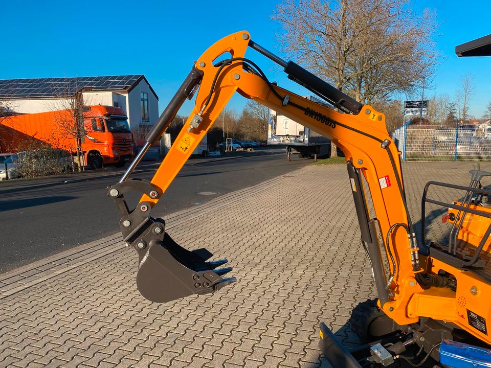 Minibagger BK1500JS *12.990€ NETTO*KUBOTA*BERGER KRAUS*JOYSTICK*SCHAUFELPAKET*SOFORT!* in Kassel