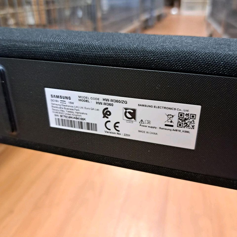 Samsung Soundbar Subwoofer HW-M360 PS-WM20 Surround Sound Speaker Lautsprecher für PC TV PlayStation XBox Nintendo Switch usw. in Oberhausen