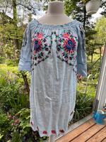 Zara SommerKleid Tunika Ibiza Boho Gr.L blau TOP Berlin - Köpenick Vorschau