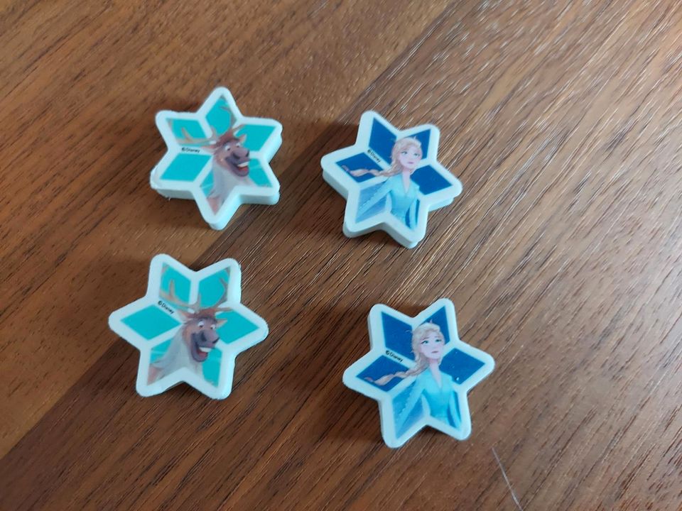 4x Disney Mini Radiergummi Frozen 2: Sven + Elsa, unbenutzt in Groß-Umstadt