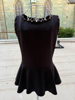 Schwarzes Peplum-Top mit Nieten-Details Nordrhein-Westfalen - Werl Vorschau