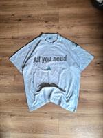 Vintage 80s/90s adidas Equipment Print Tshirt Hessen - Weilburg Vorschau
