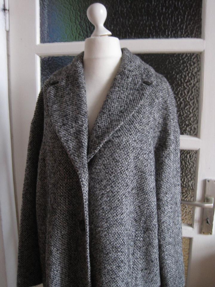Zara Wolljacke meliert Kurzmantel Wolle Fischgrät Boho L in Hannover